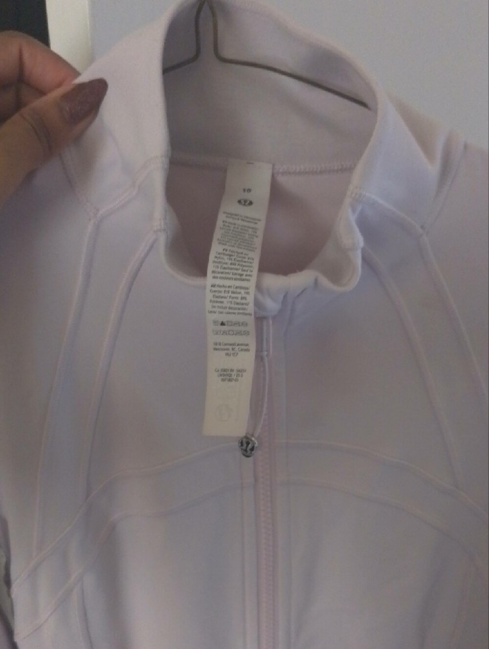 lululemon Light Pink Cropped Define Jacket - Picture 3 of 5
